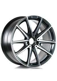 Emr A331-02 Gun Metal Diamond 19 inç 10 Kol Alaşımlı Jant 4 Adet