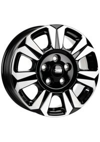 Cms 1469-05 Diamond Black Gloss 17 inç 7 Kol Çelik Jant 4 Adet