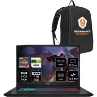 MSI Katana A17 AI B8VE853XTRP303 Harici GeForce RTX 4050 AMD Ryzen 7 8845HS 8 GB Ram 1 TB SSD 17.3 inç Full HD FreeDos Oyuncu Laptop + PER4 Çanta