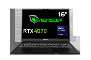 Monster TULPAR T6 V2.1.5 Harici GeForce RTX 4070 Intel Core Ultra 7 155H 32 GB Ram 1 TB SSD 16 inç Full HD Windows 11 Home Oyuncu Laptop