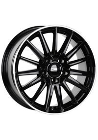 Cms 1036-02 Diamond Rim Black Gloss 17 inç 15 Kol Alaşımlı Jant 4 Adet