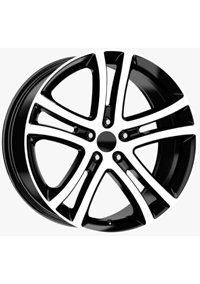 Emr Dy548-01 Black Diamond 18 inç 5 Kol Alaşımlı Jant 4 Adet