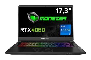 Monster TULPAR T7 V26.1.5 Harici GeForce RTX 4060 Intel Core i7 13700H 32 GB Ram 1 TB SSD 17.3 inç Full HD Windows 11 Home Oyuncu Laptop