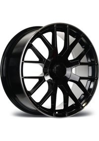 Emr 19162-12 Matt Black Lip Diamond 19 inç 8 Kol Alaşımlı Jant 4 Adet