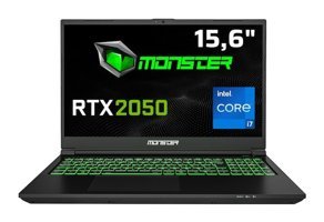 Monster Abra A5 V21.37 Harici GeForce RTX 2050 Intel Core i7 12700H 16 GB Ram 500 GB SSD 15.6 inç Full HD FreeDos Oyuncu Laptop