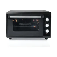 Schafer Backofen 50 lt Izgaralı Klasik Fanlı Maxi Fırın Siyah