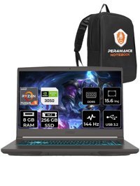 MSI Thin A15 B7UC-077XTR Harici GeForce RTX 3050 AMD Ryzen 5 7535HS 8 GB Ram 256 GB SSD 15.6 inç Full HD FreeDos Oyuncu Laptop + PER4 Çanta