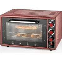 Cvs DN 3978 GURME PLUS 40 lt Izgaralı Klasik Midi Fırın Bordo