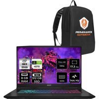 MSI Katana 17 B13VGK1242XTRP302 Harici GeForce RTX 4070 Intel Core i9 13900H 8 GB Ram 512 GB SSD 17.3 inç Full HD FreeDos Oyuncu Laptop + PER4 Çanta