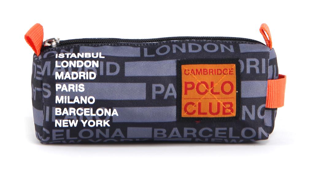 Cambridge Polo Club Cities Çok Renkli Düz Bez Tek Gözlü Oval Cüzdan Kalemlik