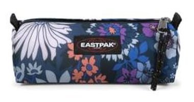 Eastpak Single Popflower Çok Renkli Desenli Bez Tek Gözlü Üçgen Cüzdan Kalemlik
