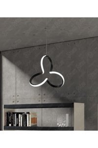 Poplinhome Ma25 Tekli Gri Makrome Modern Çelik Bebek-Çocuk Odası Avize