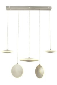 Tt Aydınlatma Tt309-Sy Tekli Siyah Ledli Modern Alüminyum Salon-Oturma Odası Avize