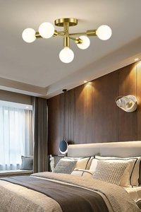 Kuğulu Tekli Beyaz Sarkıt Eskitme Cam Salon-Oturma Odası Avize