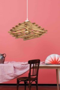 Bby Home & Desıgn Duena Tekli Siyah Sarkıt Modern Kumaş Salon-Oturma Odası Avize
