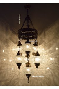 Ikea Tekli Beyaz Çelik Salon-Oturma Odası Avize