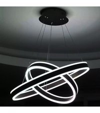 Venon Osmanlı Tekli Gümüş Sarkıt Modern Plastik Salon-Oturma Odası Avize