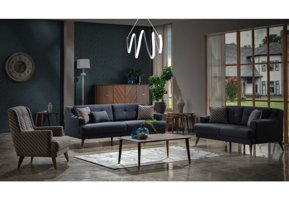 Özcan Aydınlatma 2831-K-16 Tekli Gri Küre Modern Metal Salon-Oturma Odası Avize
