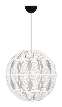 Luna Lighting 4458-75 Tekli Bej Ahşap Rustik Bambu Salon-Oturma Odası Avize