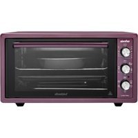 Simfer 4504 45 lt Izgaralı Klasik Fanlı Midi Fırın Mürdüm