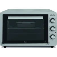 Simfer 3426 34 lt Izgaralı Klasik Fanlı Mini Fırın Inox
