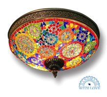 Nivo Ea2014 Tekli Siyah Ledli Modern Alüminyum Salon-Oturma Odası Avize