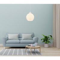Elektroyou Tekli Beyaz Ledli Modern Alüminyum Salon-Oturma Odası Avize