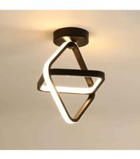 Harnelli 3'lü Gri Ledli Modern Alüminyum Salon-Oturma Odası Avize
