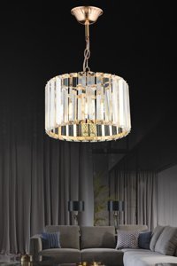 Tt Aydınlatma Tt005-By Tekli Beyaz Ledli Modern Alüminyum Salon-Oturma Odası Avize
