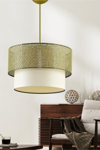 Conana Tekli Bakır Sarkıt Otantik Metal Salon-Oturma Odası Avize