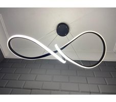 Modelight Akses 2'li Altın Şapkalı Modern Plastik Salon-Oturma Odası Avize