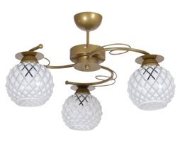 Fer Avize Deco 2'li Beyaz Sarkıt Modern Cam Salon-Oturma Odası Avize
