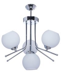 Ömür Avize Mila Tekli Altın Plafonyer Modern Cam Antre-Hol Avize