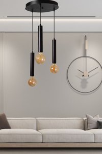 Noas Yl77-7001 Tekli Bej Ledli Modern Lazer Kesim Salon-Oturma Odası Avize