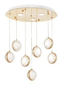 Emen Lighting Tekli Beyaz Halat Modern Halat Yatak Odası-Salon Avize