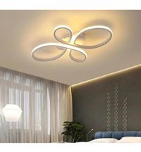 Avizella Tekli Beyaz Ledli Modern Alüminyum Salon-Oturma Odası Avize