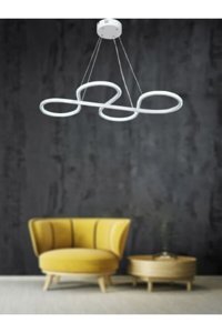 Evsehomes Tekli Yeşil Sarkıt Modern Kumaş Salon-Oturma Odası Avize