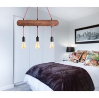 Rscollectıons 4'lü Siyah Halka Modern Alüminyum Salon-Oturma Odası Avize