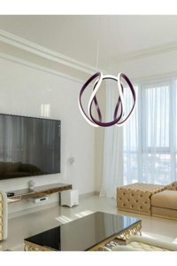 İstanbul Avize Nairobi 2'li Gümüş Modern Metal Salon-Oturma Odası Avize