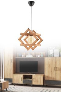 Bby Home & Desıgn Bello Tekli Gri Sarkıt Modern Kumaş Salon-Oturma Odası Avize