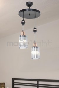 Mila Aydınlatma 4'lü Gümüş Ledli Modern Alüminyum Mutfak Avize