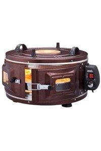 Akel AF220 34 lt Klasik Davul Fırın Bordo