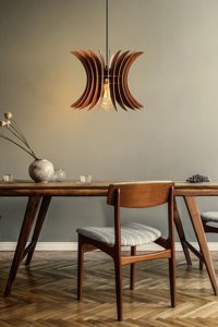 Fer Avize Yıldız 8'li Siyah Plafonyer Modern Metal Salon-Oturma Odası Avize
