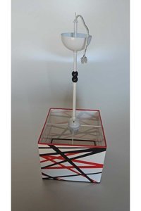 Tugu Home Baby Avize15 Tekli Beyaz Sarkıt Modern Kumaş Bebek-Çocuk Odası Avize