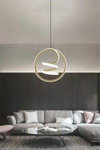 Ladco Aydınlatma A-520-3-G 3'lü Siyah Küre Modern Alüminyum Salon-Oturma Odası Avize