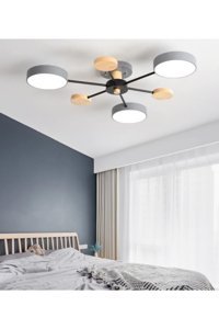 Rivaistanbul Tekli Pembe Baskılı Modern Plastik Bebek-Çocuk Odası Avize