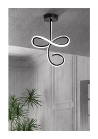 Poplinhome 9897 Tekli Turuncu Makrome Bohem Çelik Salon-Oturma Odası Avize