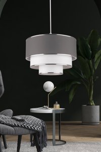 Eray Aydınlatma 900-8 8'li Beyaz Ledli Modern Metal Salon-Oturma Odası Avize