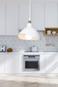 Art&Gift 3'lü Beyaz Sarkıt Modern Kumaş Salon-Oturma Odası Avize