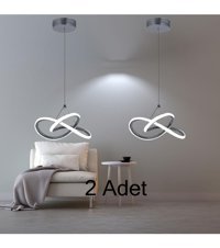 Sanctum Dolunay 4'lü Altın Sarkıt Modern Alüminyum Salon-Oturma Odası Avize